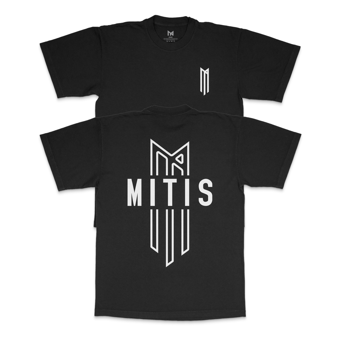 MitiS - New Logo - Black Tee