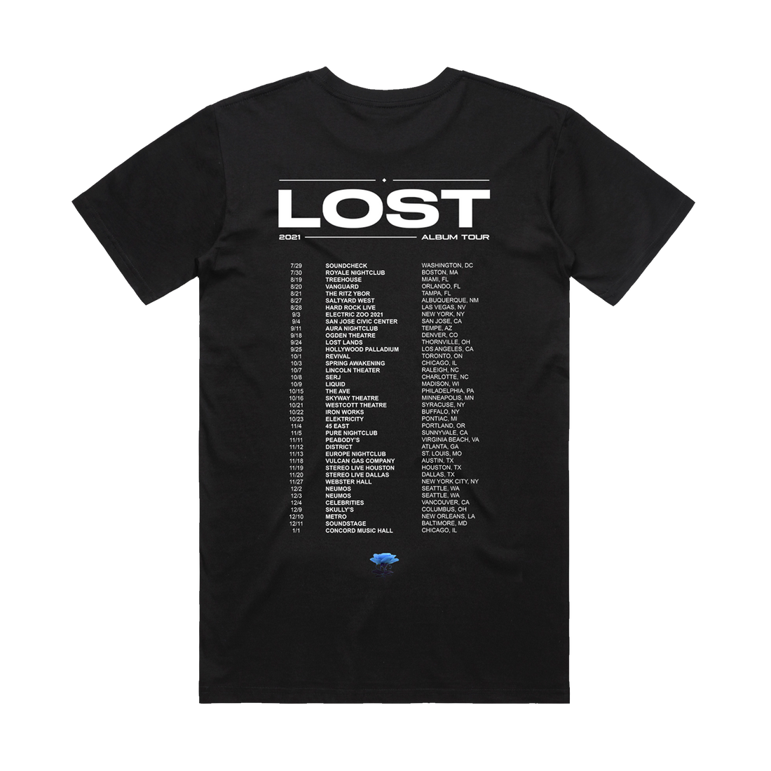 MitiS - Lost Tour - Black Tee