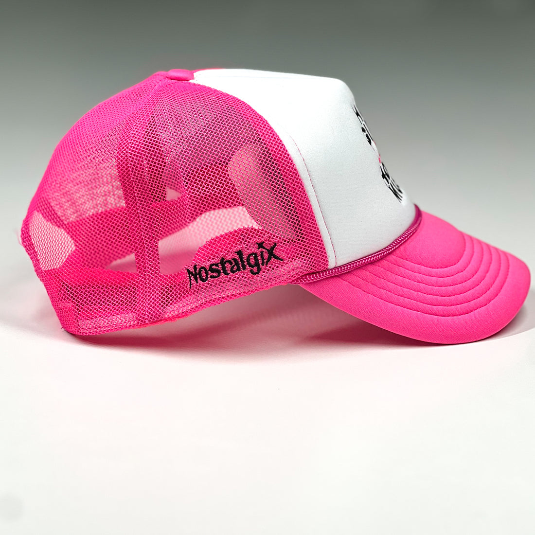 Nostalgix - Hot Girls Love House Music - Hot Pink Trucker Hat