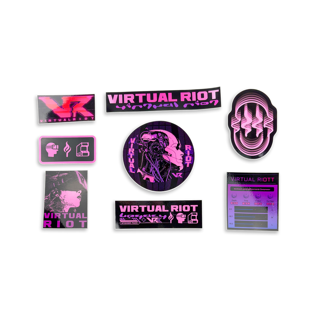 VIRTUAL RIOT - TAKEOVER STICKER PACKS
