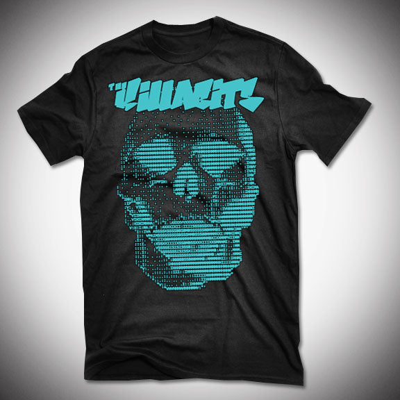 THE KILLABITS Teal Skull T-Shirt - Black