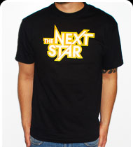 THE NEXT STAR Logo Guys T-shirt - Black