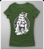 THE REAL MCKENZIES -Ship- GIRLS T-Shirt - Military Green