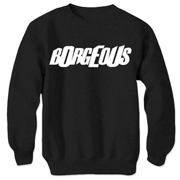 BORGEOUS -Logo- Black Crew Sweater