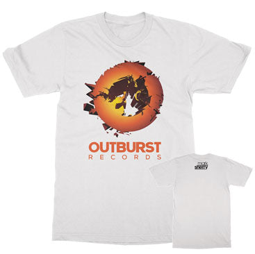 Mark Sherry - Outburst Records - White Unisex T-Shirt
