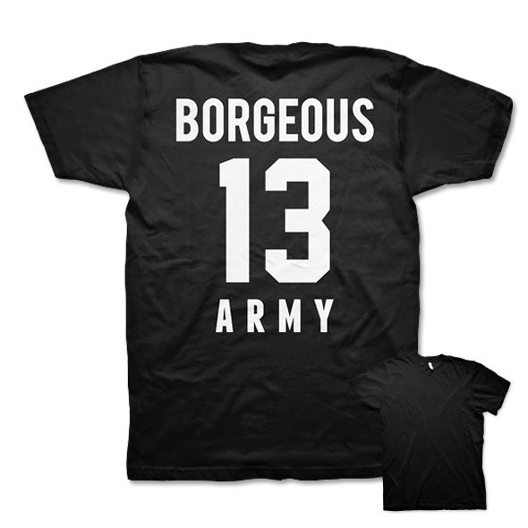 BORGEOUS -13 Army- Black Tee
