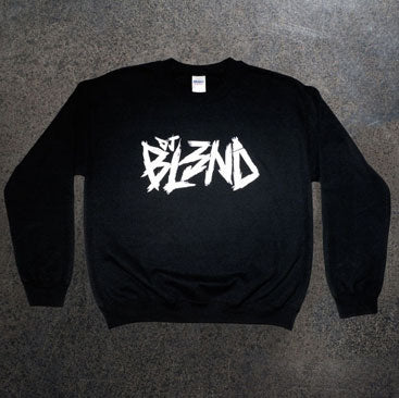 DJ BL3ND -Logo- Black Crew Sweatshirt