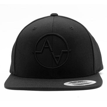 Shaun Frank -Black Logo- Premium Snapback Hat