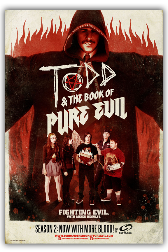 TODD and THE BOOK OF PURE EVIL -Season 2- Promo 11x17  Poster