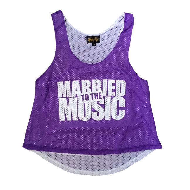 HOUSEWIFE The Mob Made Me Do It Mesh Tank Top - Purple