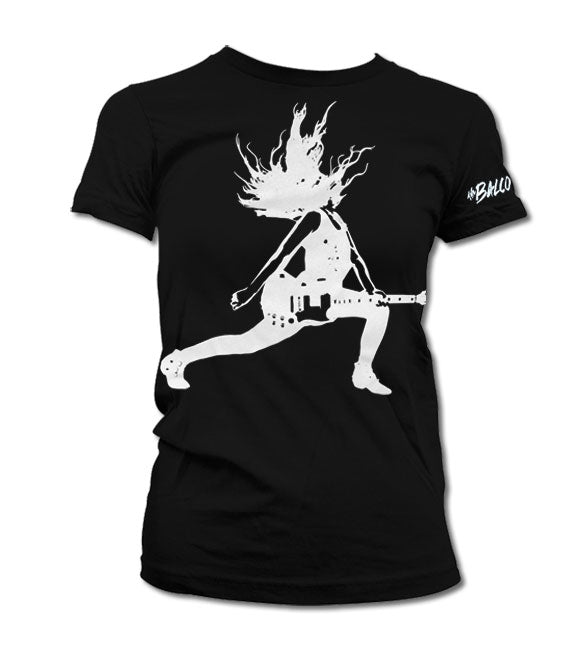 The Balconies Lunge Girls Black T-Shirt
