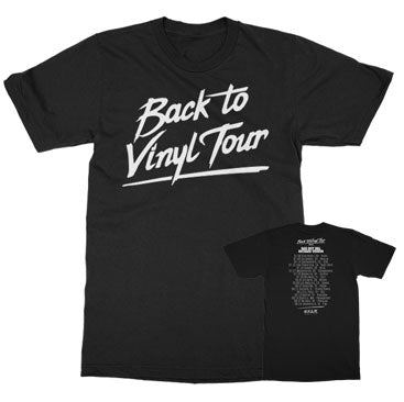 BACK TO VINYL - 2016 Tour Tee - Black