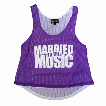 HOUSEWIFE The Mob Made Me Do It Mesh Tank Top - Purple