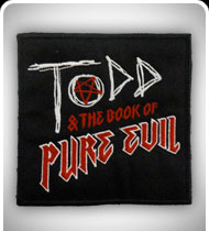TODD and THE BOOK OF PURE EVIL -Logo- Patch