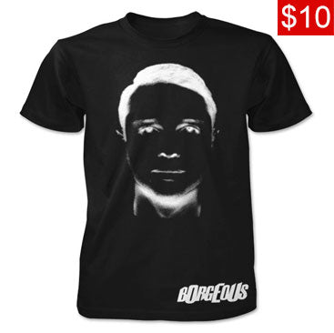 BORGEOUS -Face- Black T-Shirt