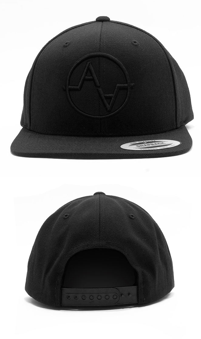 Shaun Frank -Black Logo- Premium Snapback Hat