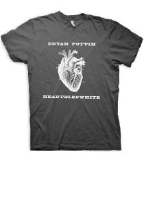 Bryan Potvin -Heartbled- Charcoal Tee