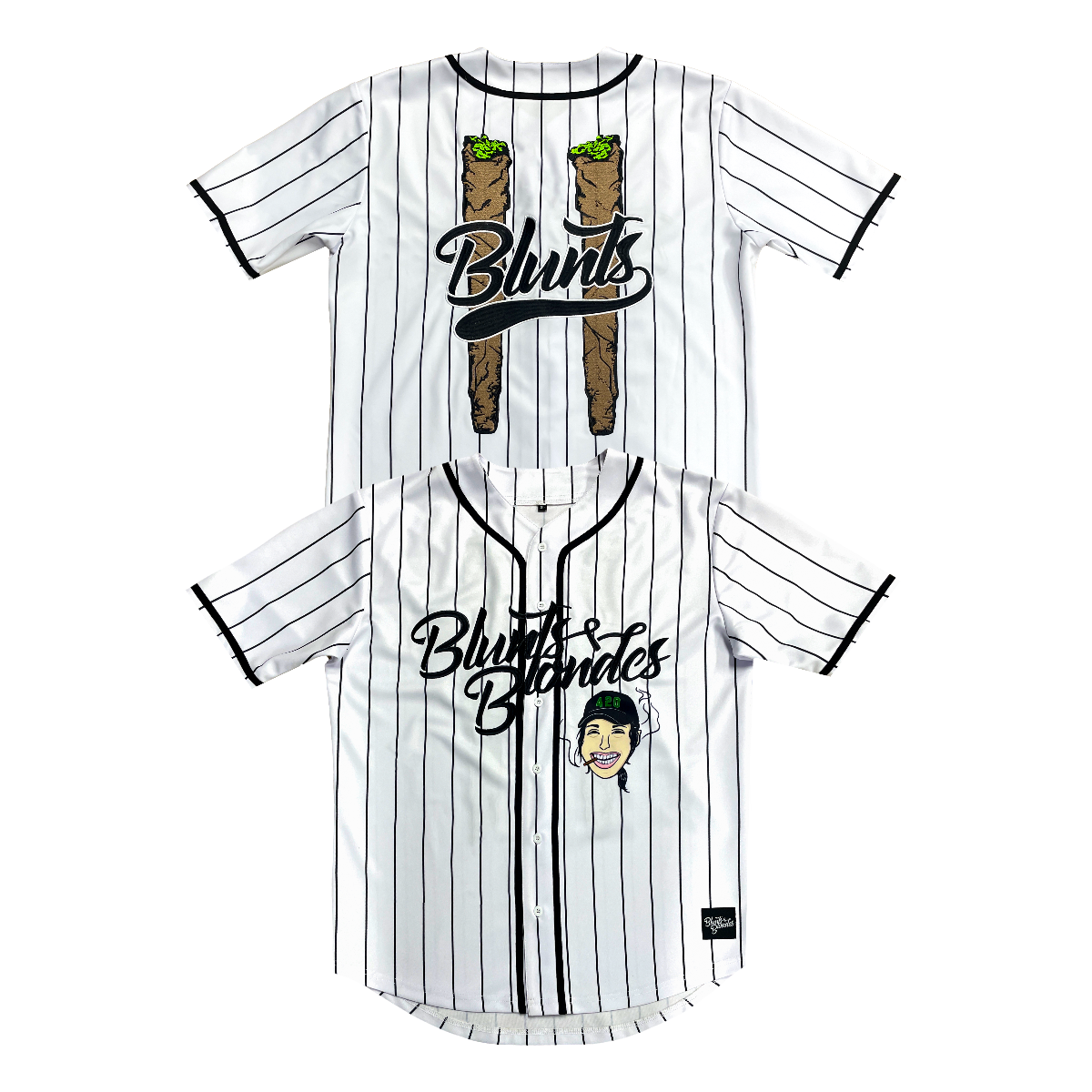 Blunts & Blondes - SOS Baseball Jersey – KT8 Merch Co