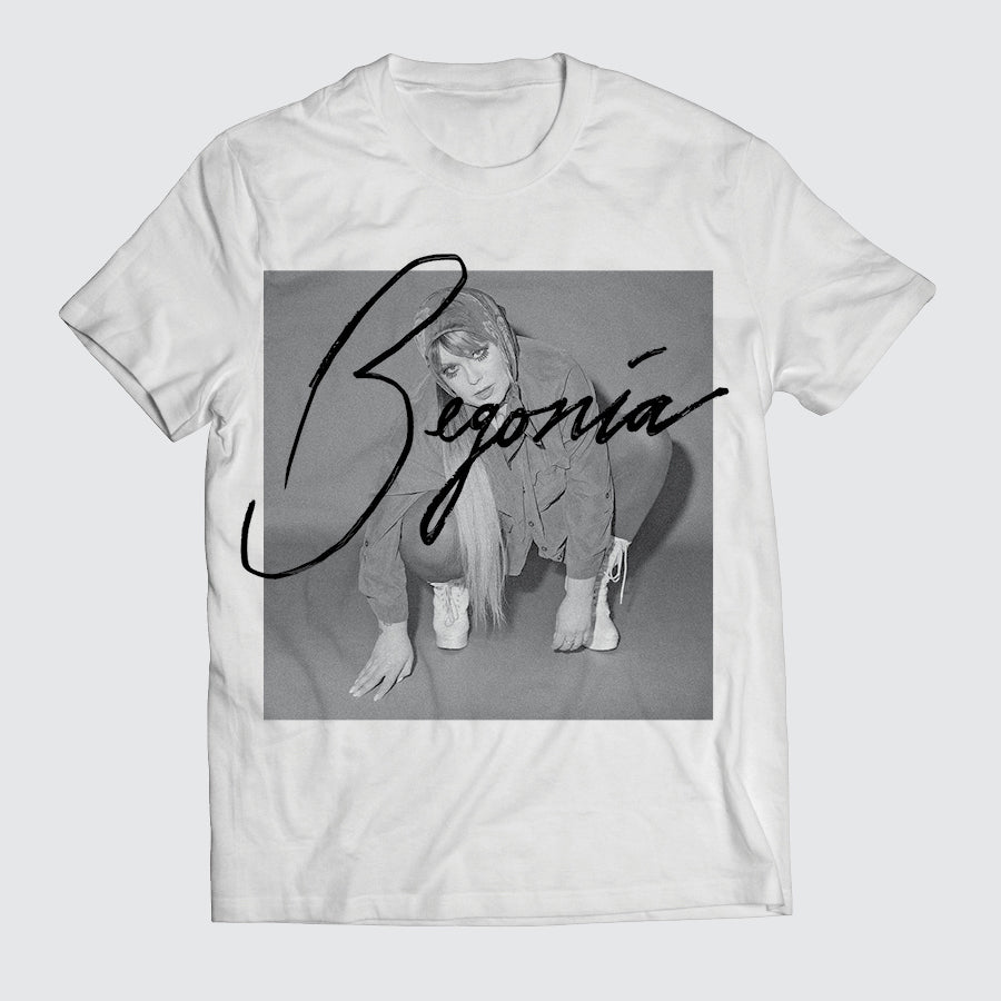 Begonia - Polaroid - Unisex White Tee