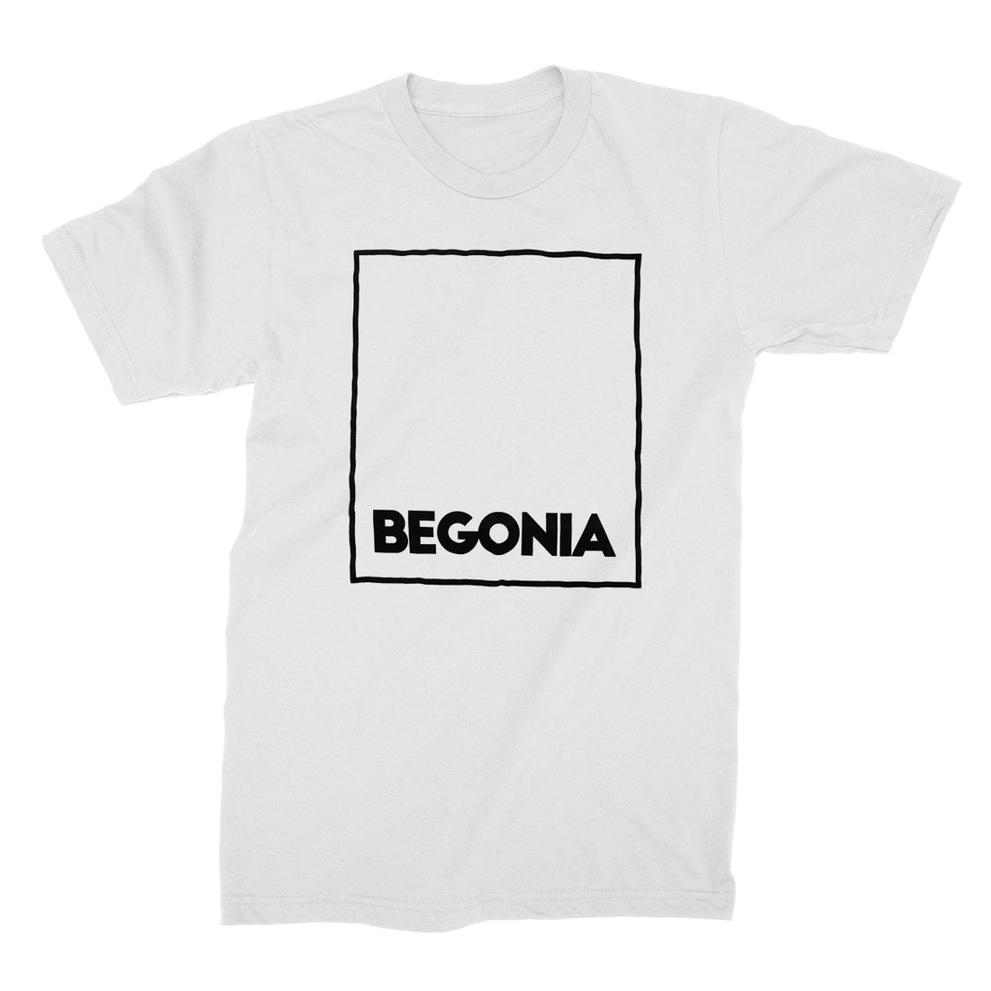 Begonia - Logo - Unisex White Tee