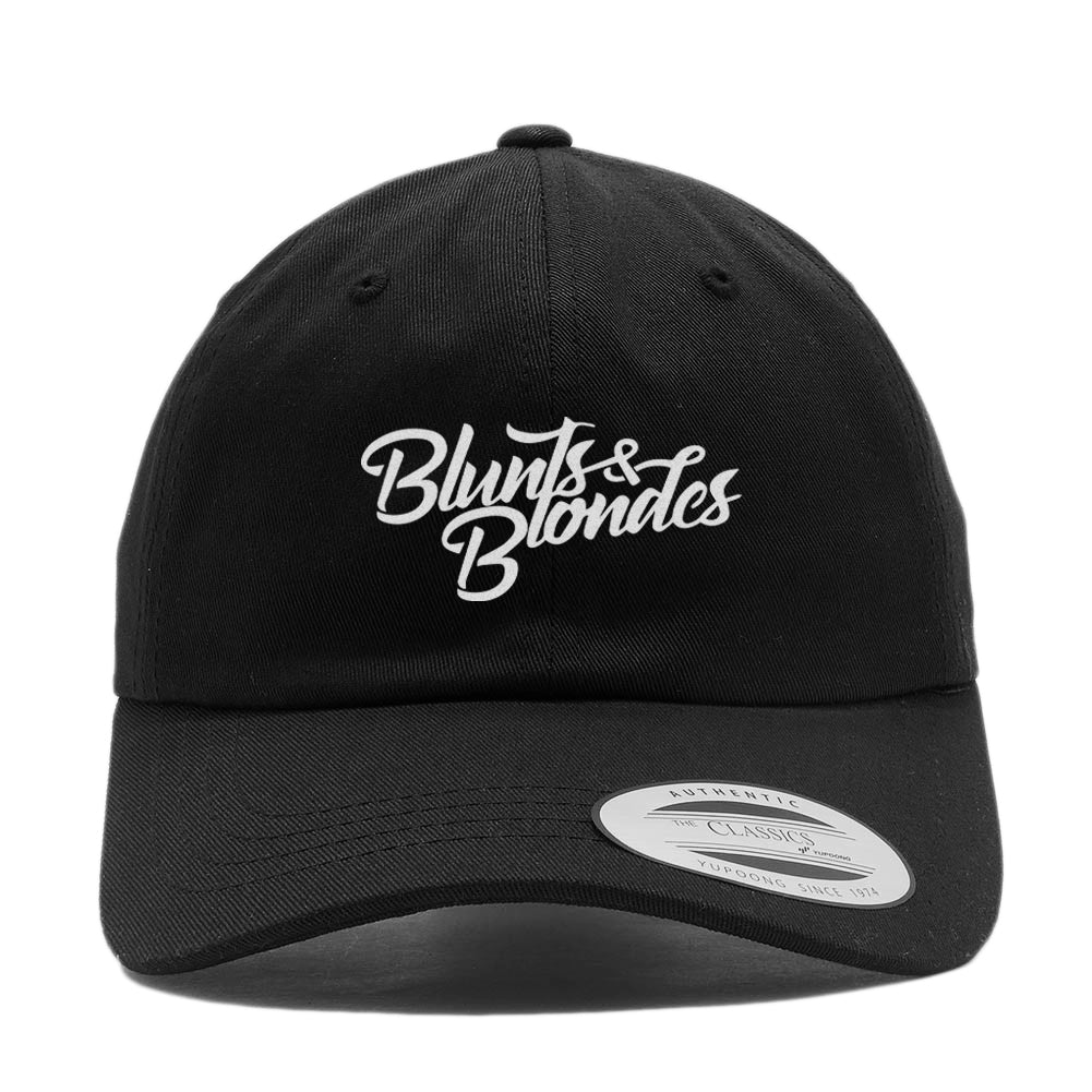 Blunts and Blondes - Logo - Black Dad Hat