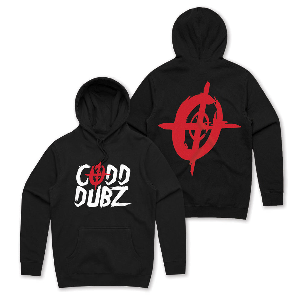 CODD DUBZ - Target Dubz - Black Pullover Hoodie