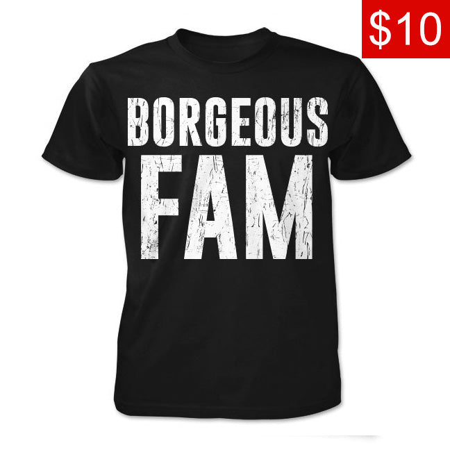 BORGEOUS -FAM- Black T-Shirt