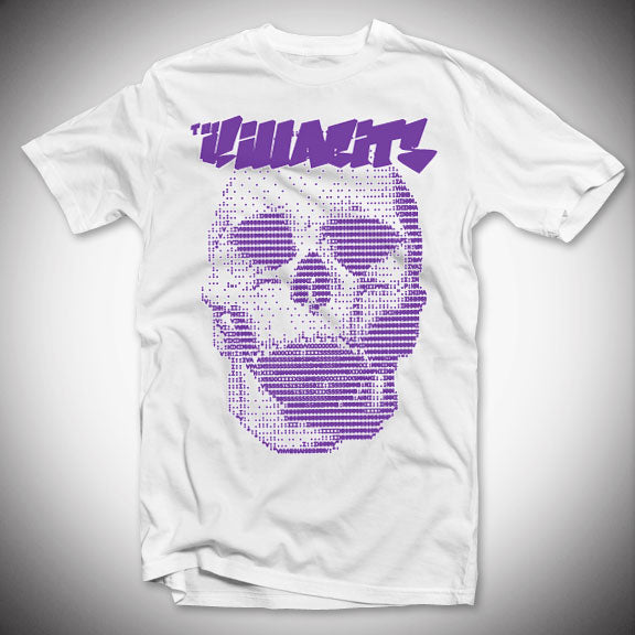 THE KILLABITS Purple Skull T-Shirt - White
