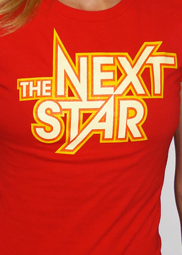THE NEXT STAR Logo Girls T-shirt - Red