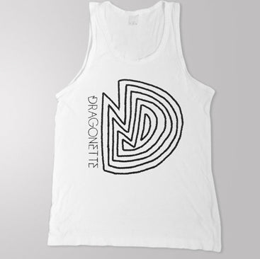 DRAGONETTE -D Logo- Tank Top - White