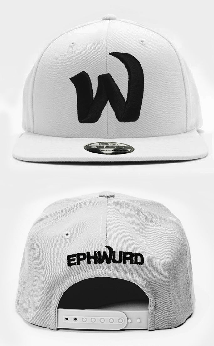 Ephwurd -W- White New Era Snapback Hat