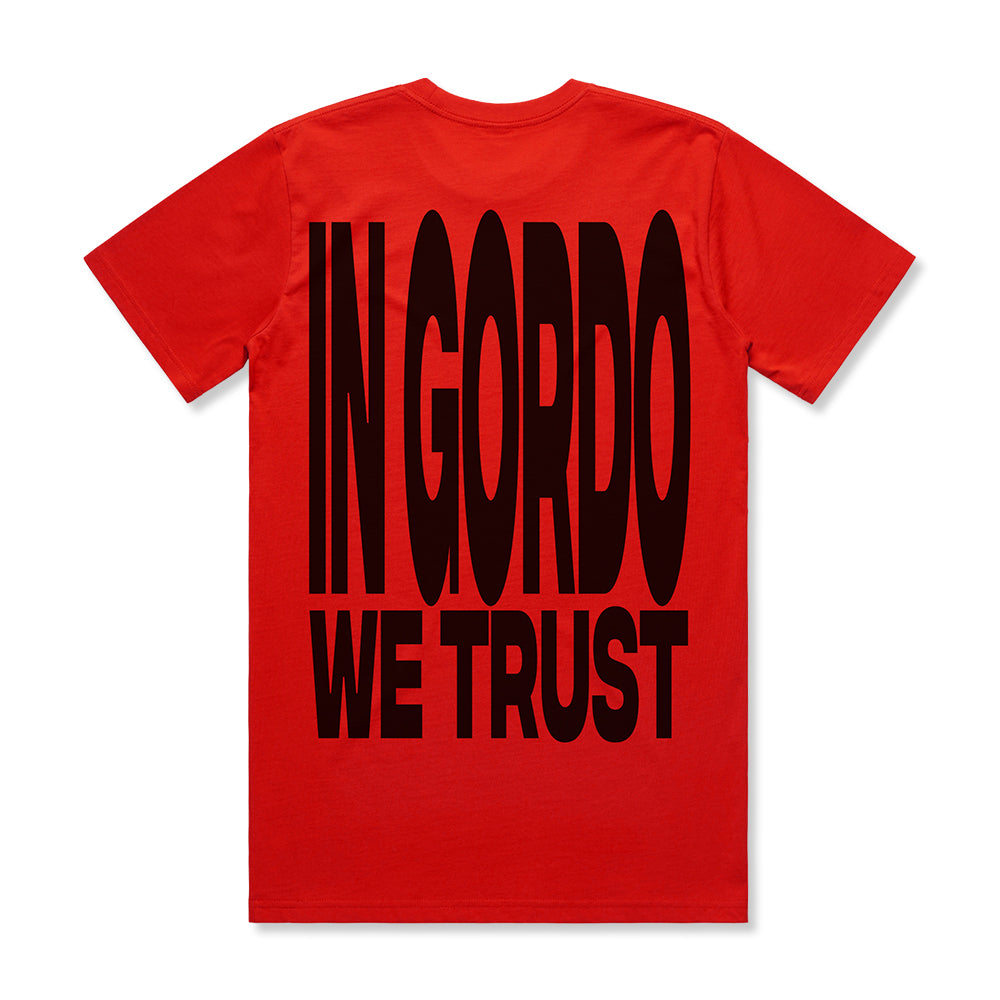 Gordo - In Gordo We Trust - Red T-Shirt