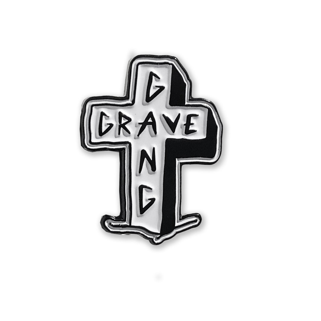 Grave Gang - Cross - Lapel Pin
