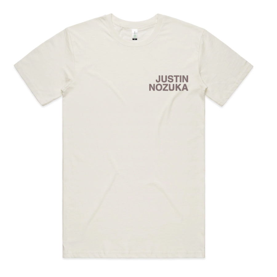 Justin Nozuka - Logo - Organic Natural Tee