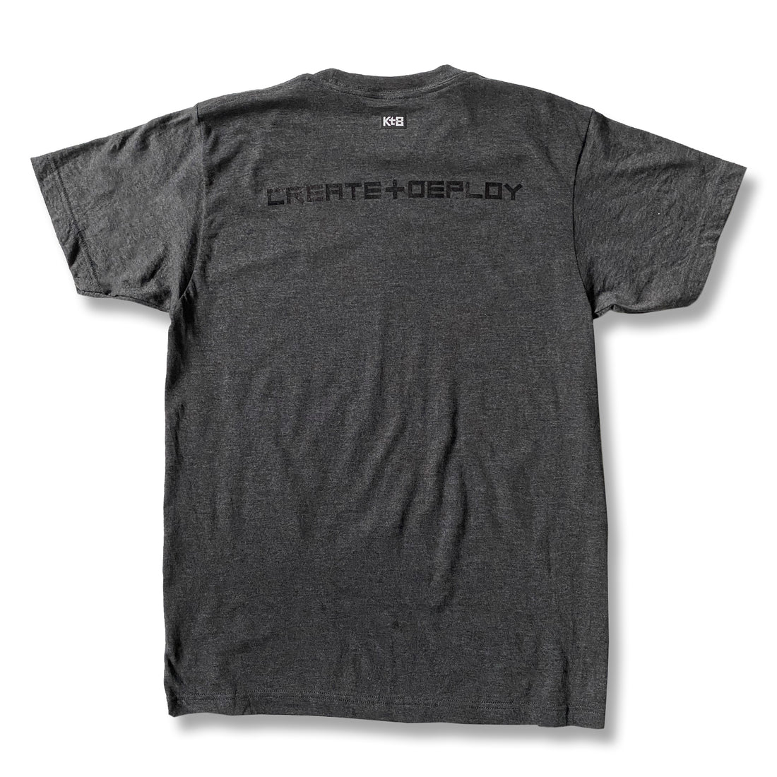 KT8 Apparel -Create And Deploy- Dark Heather Gray Tee