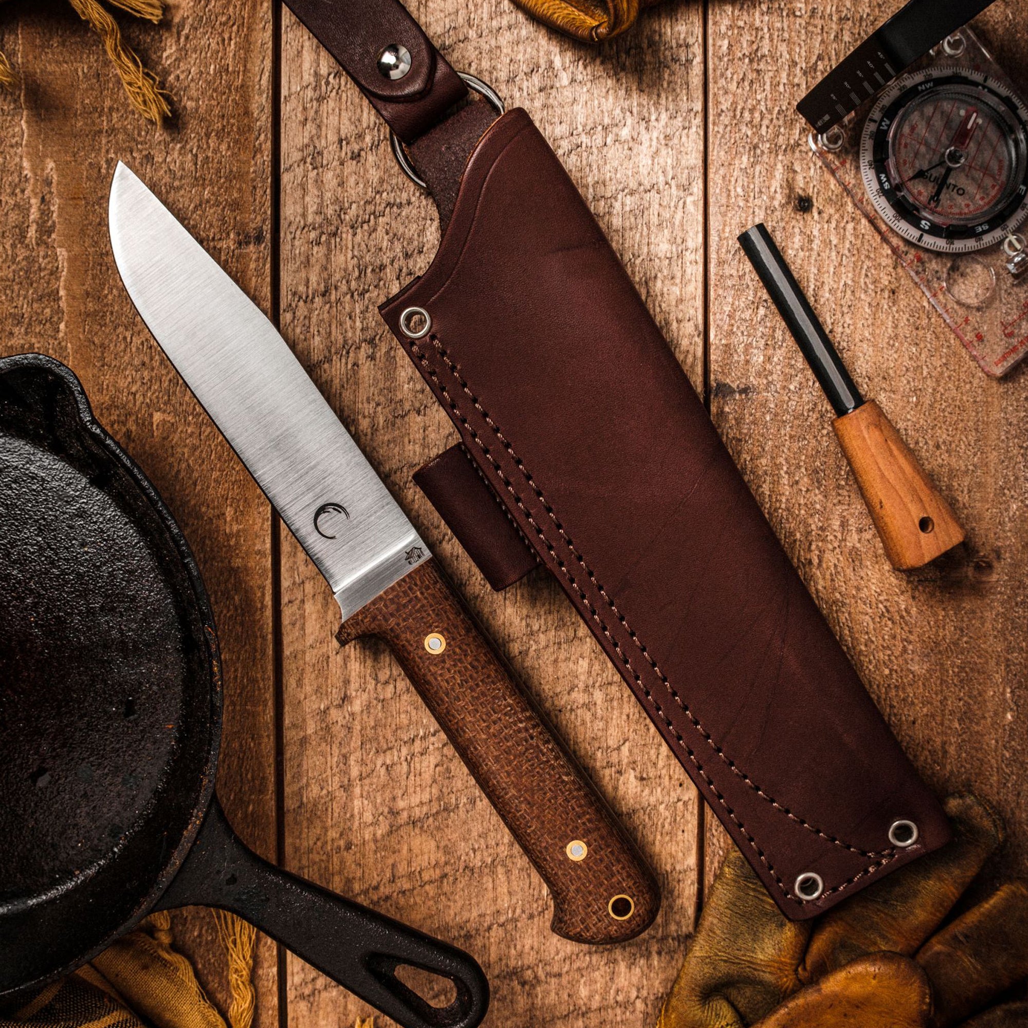 Les Stroud's Wild Harvest Field Knife – KT8 Merch Co Les Stroud's Wild Harvest Field Knife – KT8 Merch Co