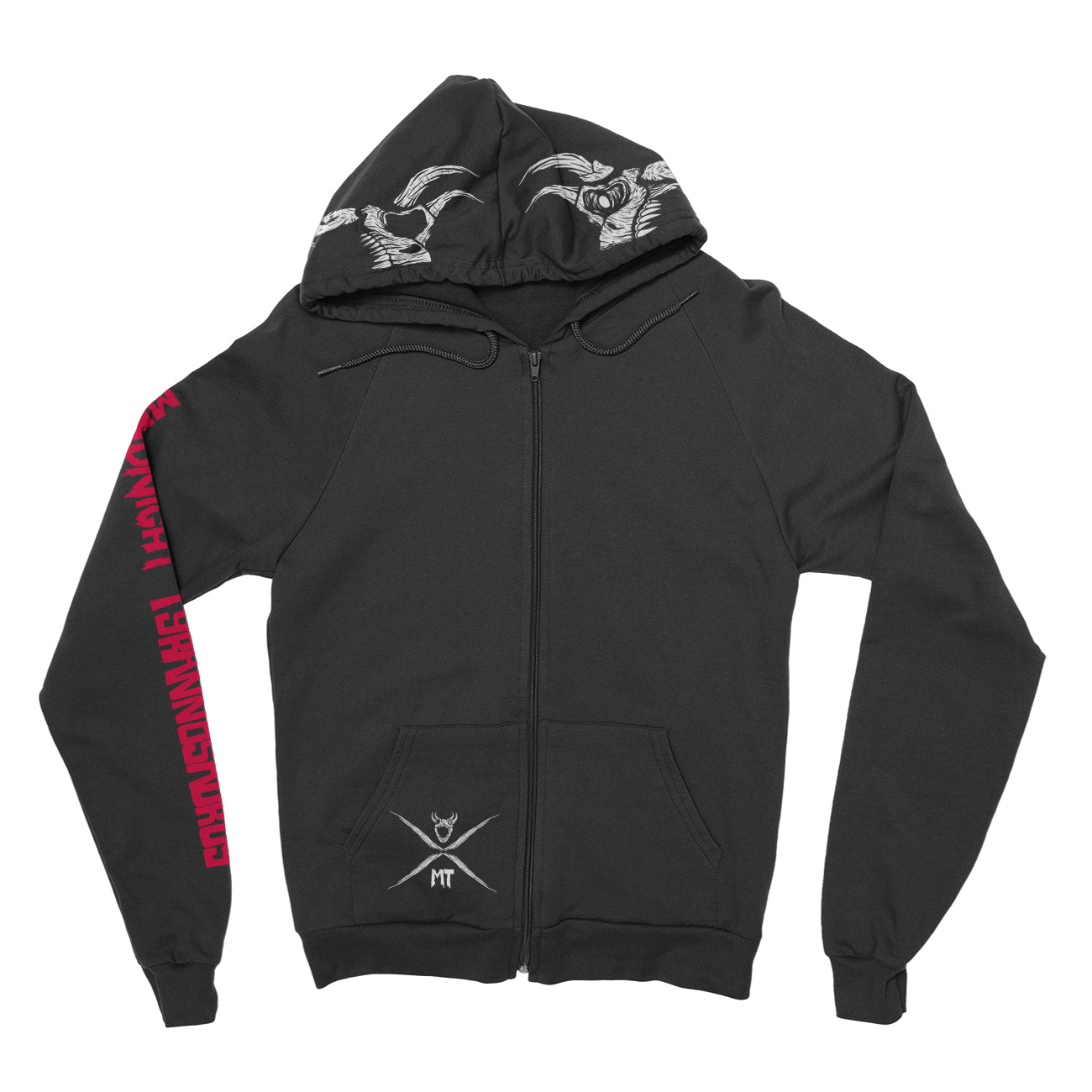 Midnight Tyrannosaurus - Logo - Zip Up Hoodie – KT8 Merch Co