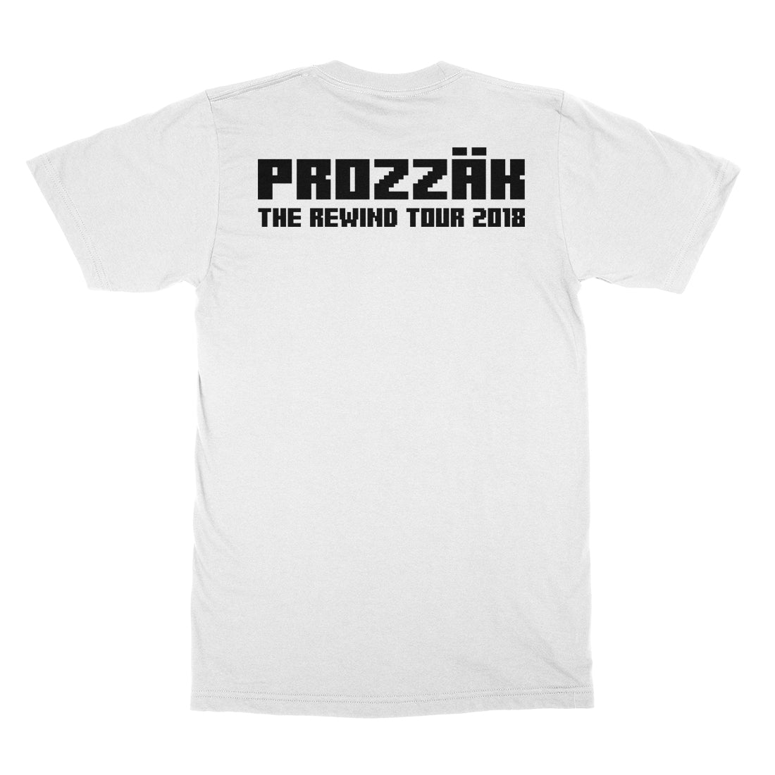 Prozzak - The Hot Show - White Tour Tee – KT8 Merch Co