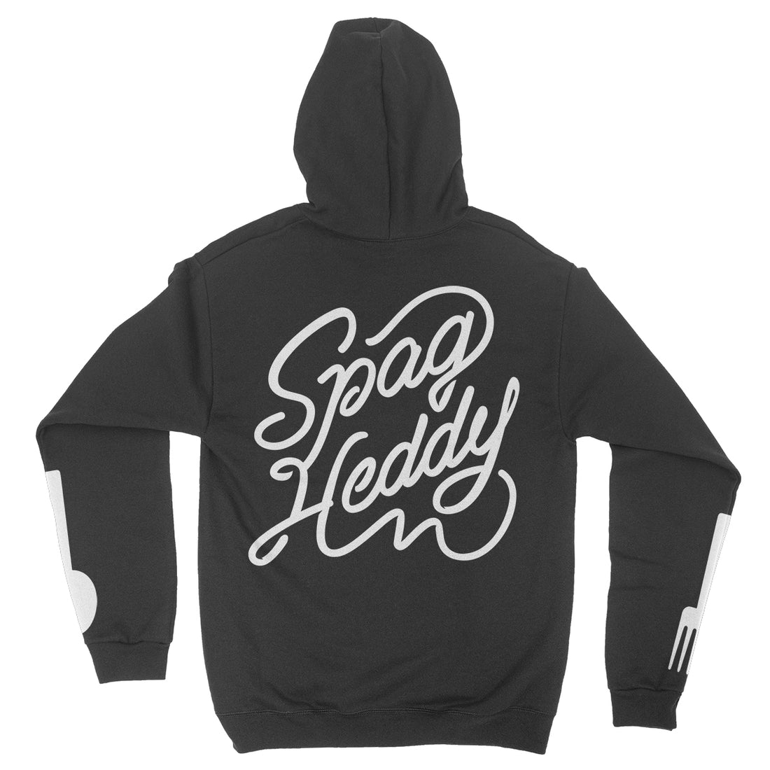 Spag Heddy - Saucy Till Death - Black Pullover Hoodie