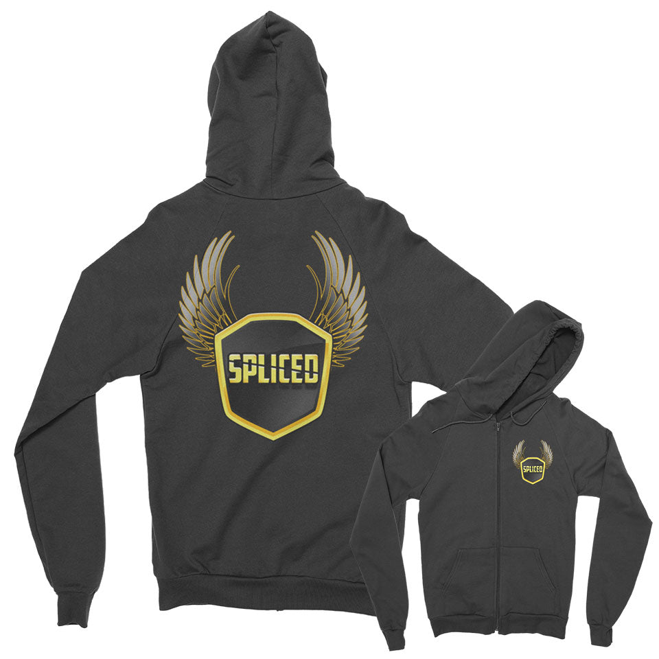 SPLICED Logo Zip Up Hoodie – KT8 Merch Co