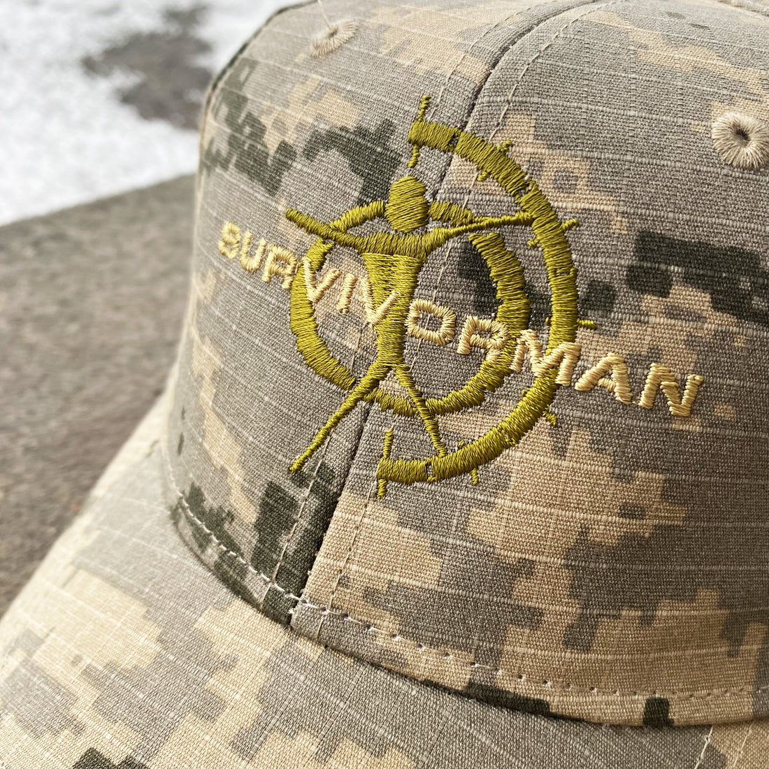 Survivorman - Digital Gray Camo Hat