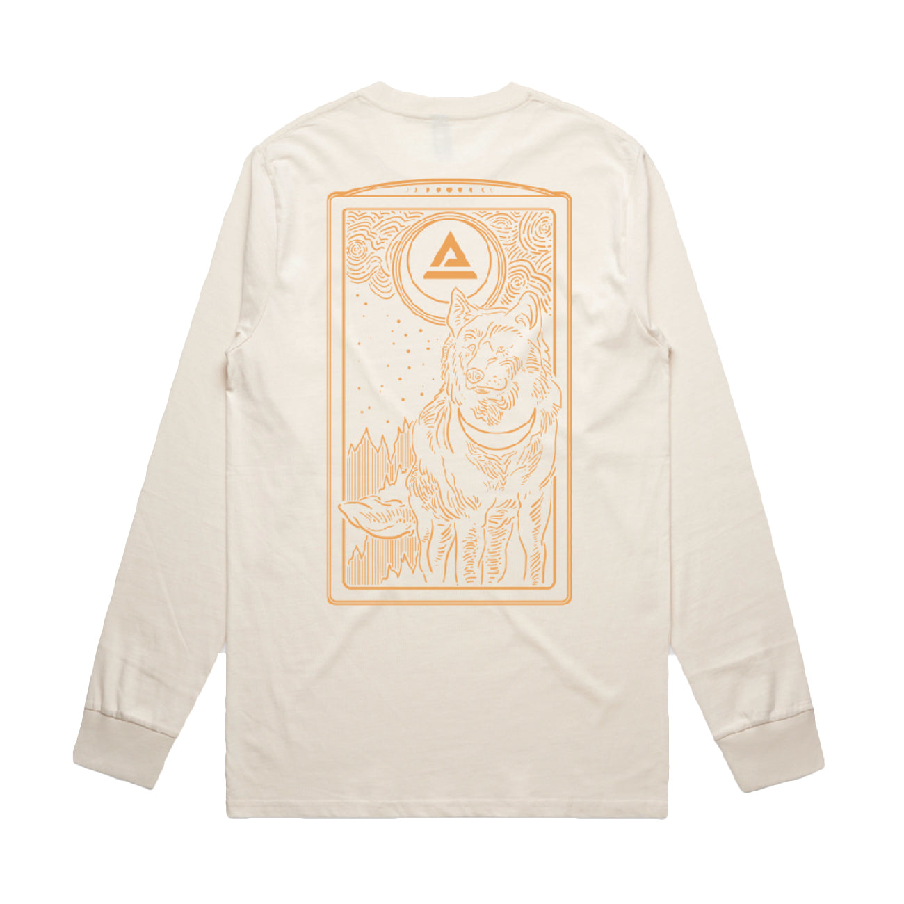 Trivecta - Wolf - Natural Long Sleeve – KT8 Merch Co