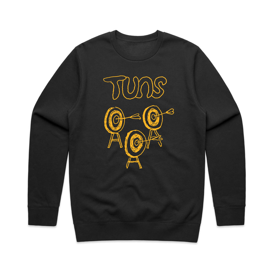 TUNS - Targets - Black Crew Sweatshirt