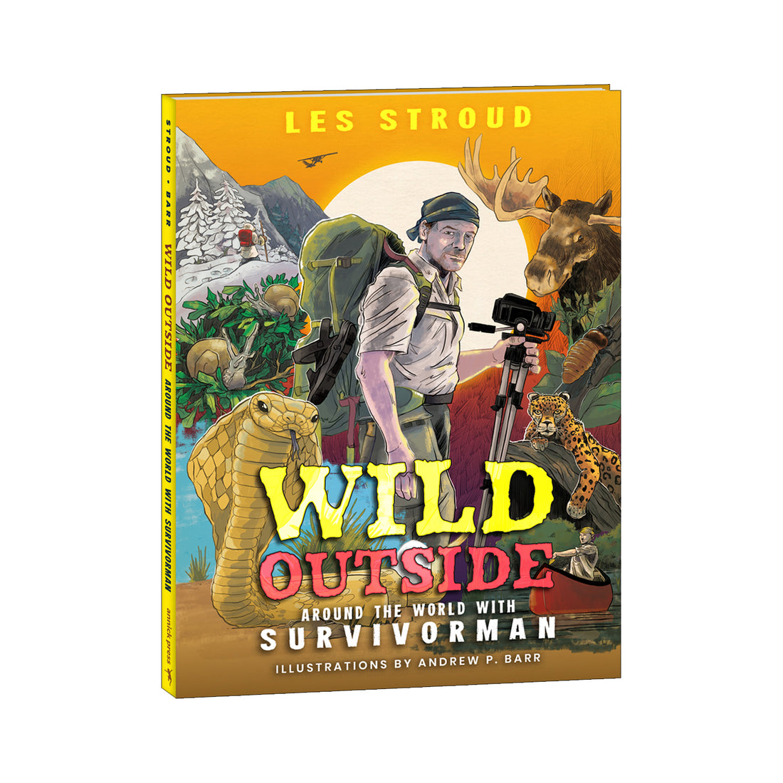 Survivorman - WILD OUTSIDE - Around the World with Survivorman - Book